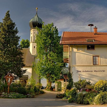 Hotel Zur Schonen Aussicht Feldkirchen-Westerham Eksteriør billede