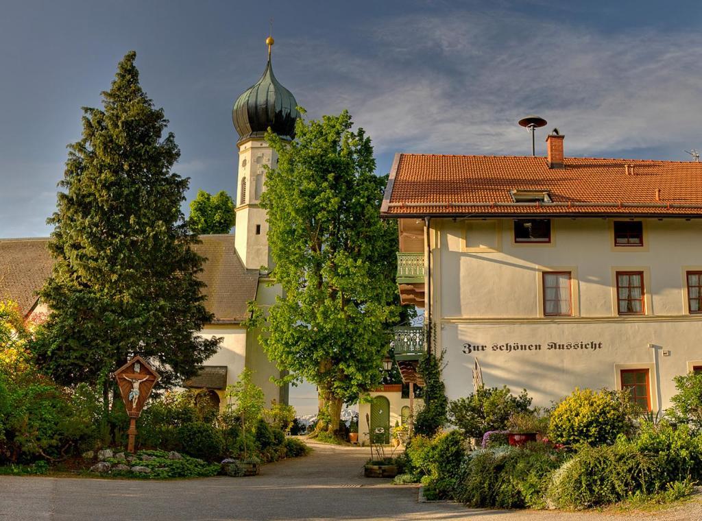 Hotel Zur Schonen Aussicht Feldkirchen-Westerham Eksteriør billede